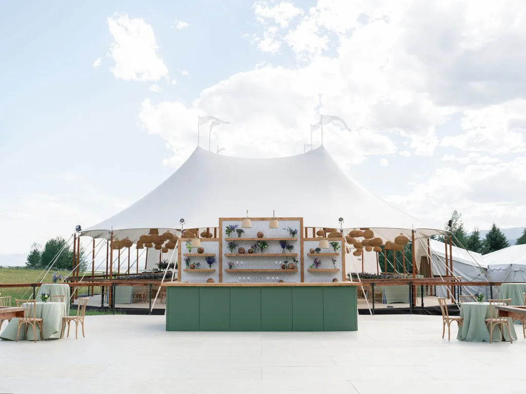 Clearspan and pole tents showcased at a large outdoor summer event