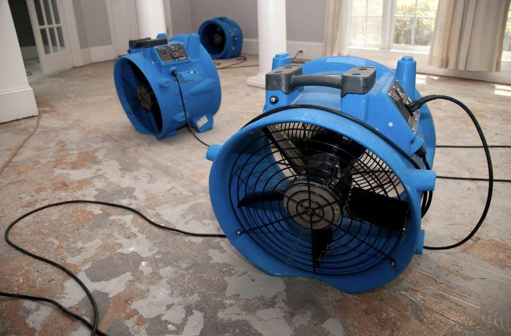 Modern residential HVAC system in a cozy living room setting