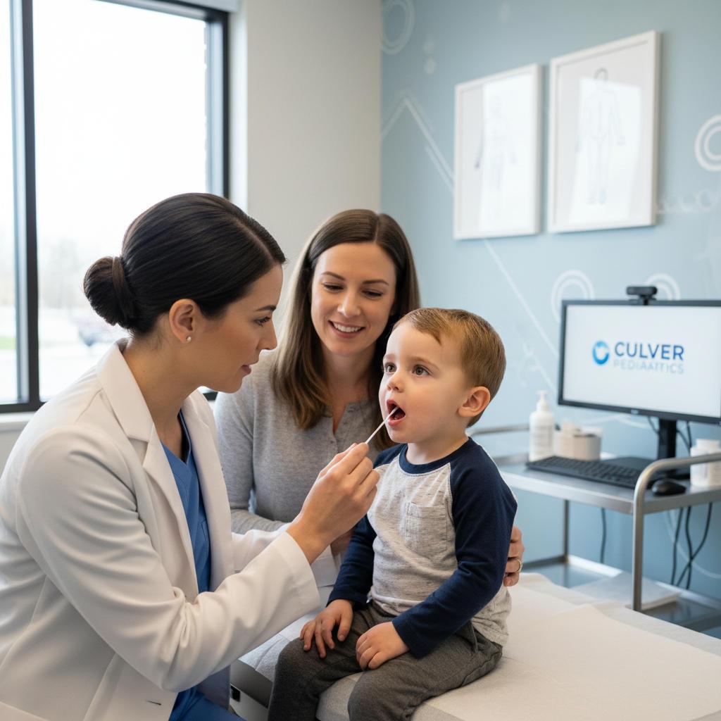 Rapid Strep Testing and Health Screenings