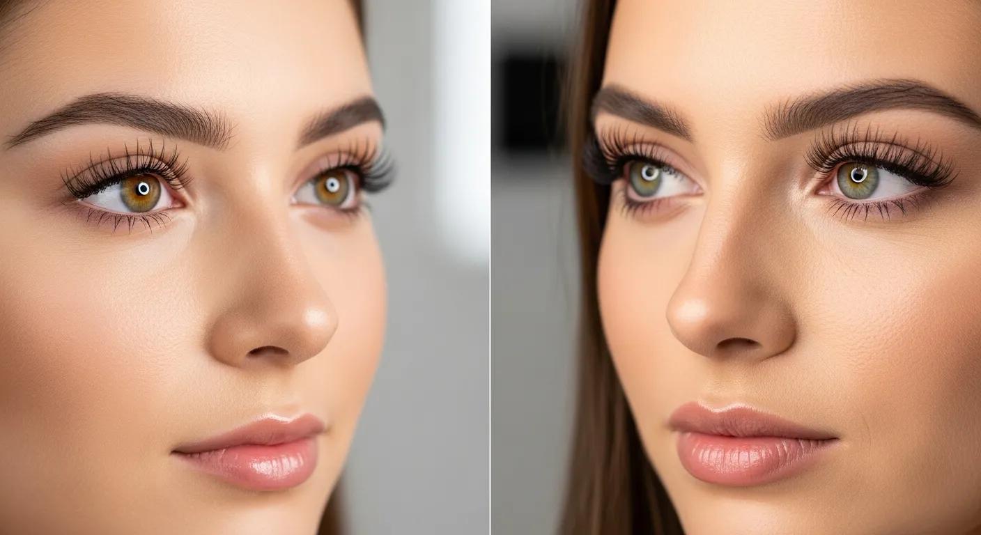 Comparison of lash lift and tint versus traditional lash extensions