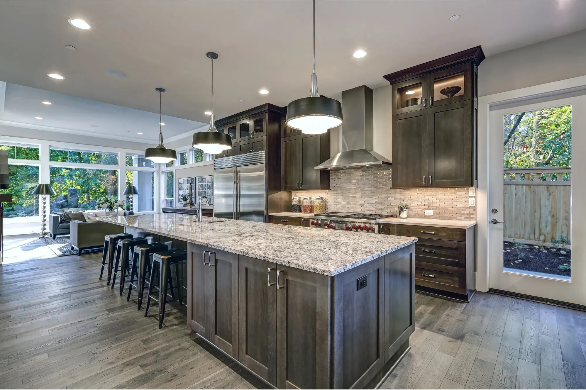 Close-up of a finished hardwood floor in a cozy home, highlighting its texture and color