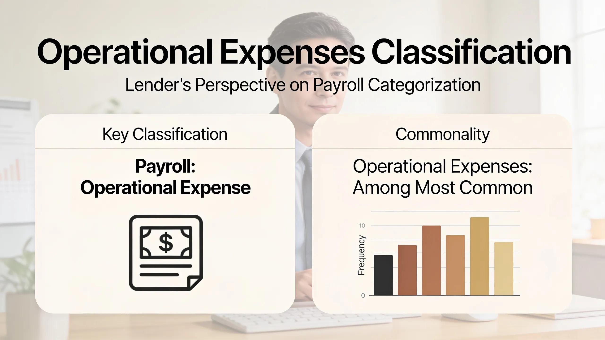 Yes. Lenders classify payroll as an operational expense. Operational expenses rank among the most common