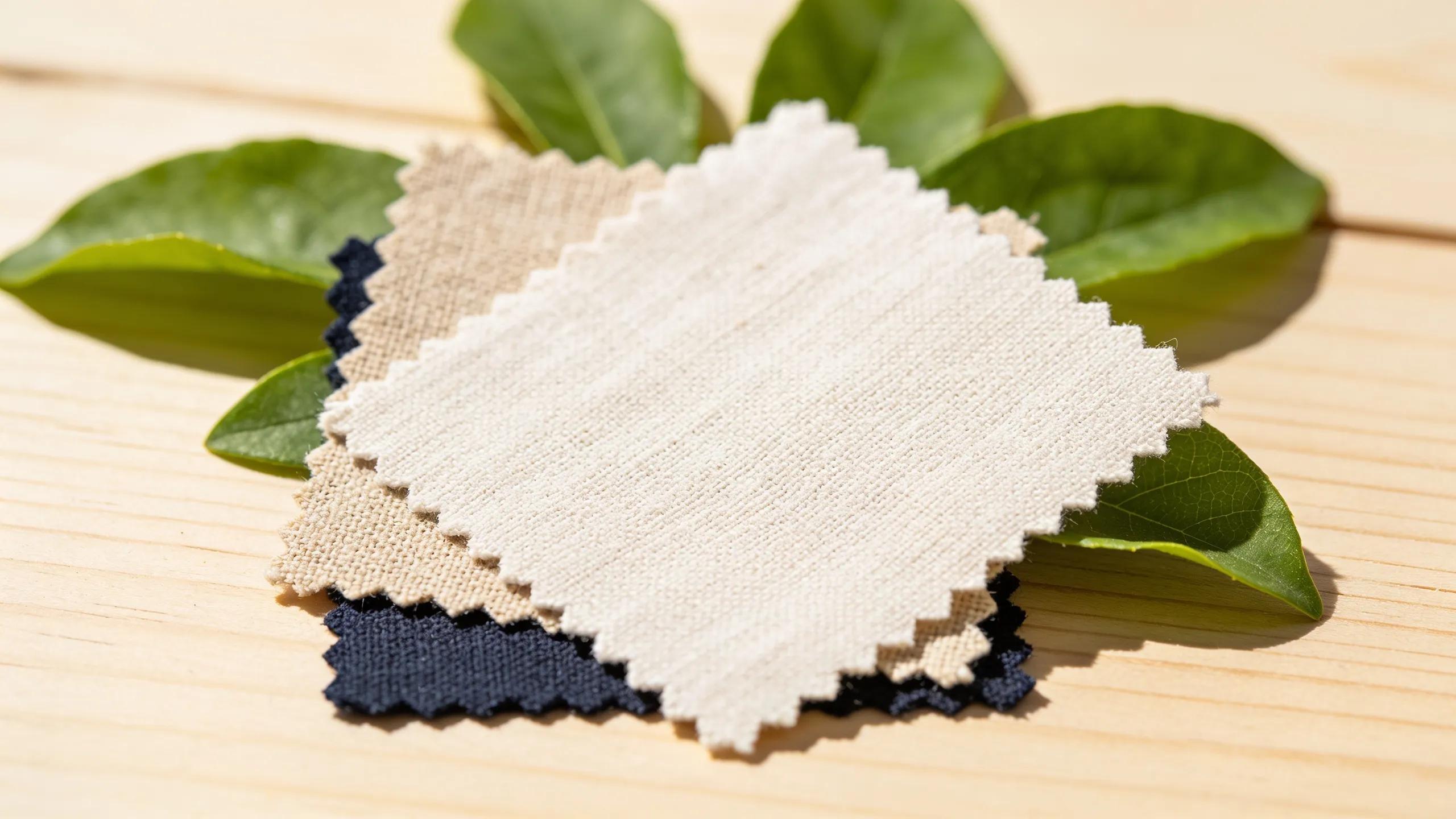 Close-up of sustainable fabrics used in Sacha Drake dress collections