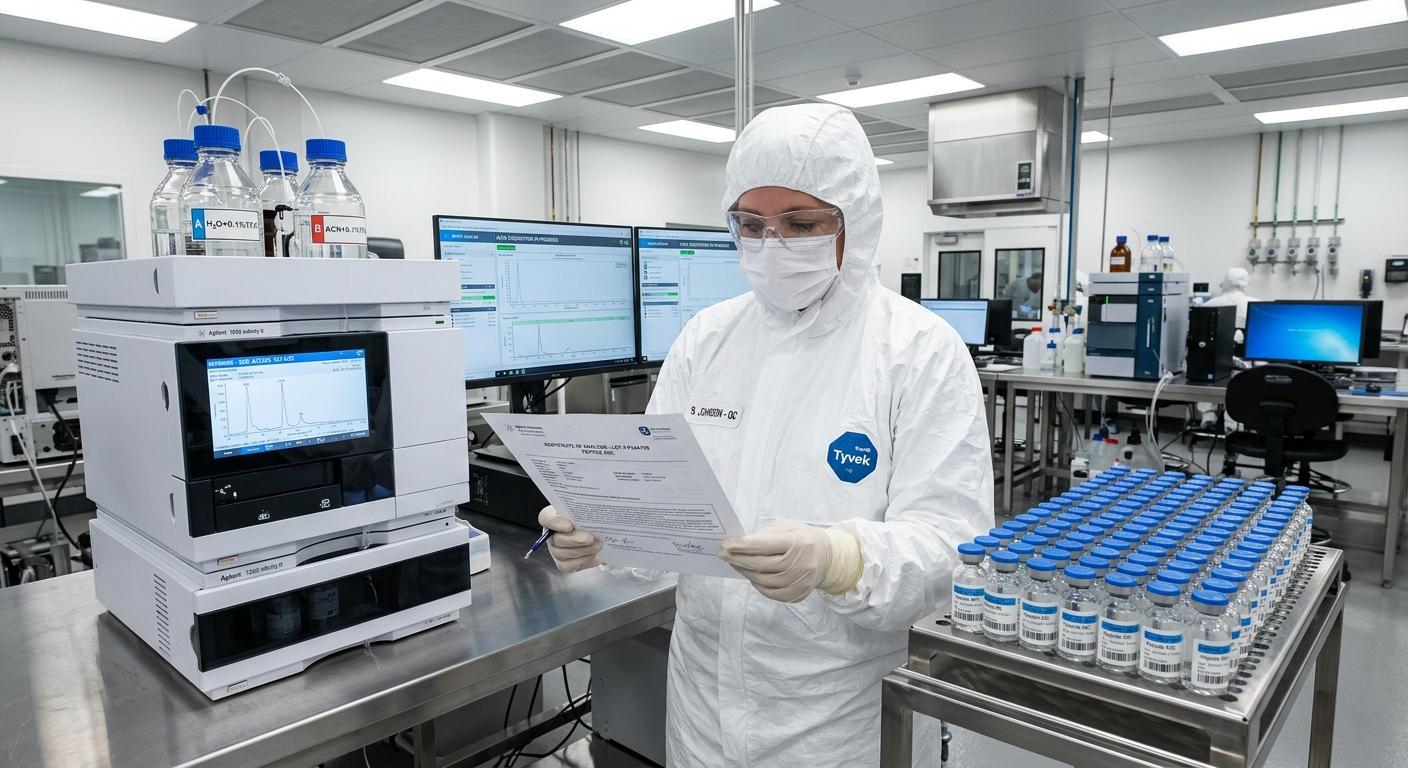 cGMP Quality Frameworks and Analytical Verification in US Peptide Manufacturing