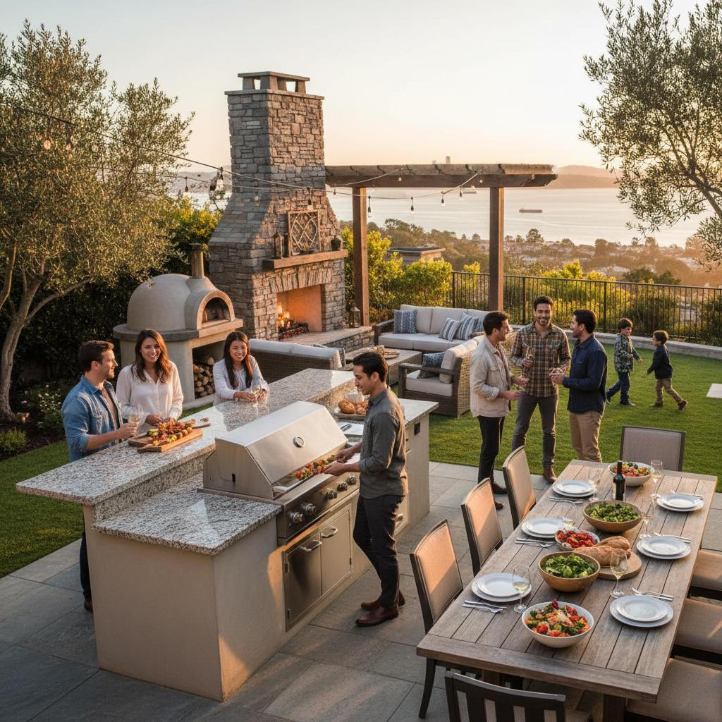 Outdoor Grills and Fireplaces for the Bay Area
