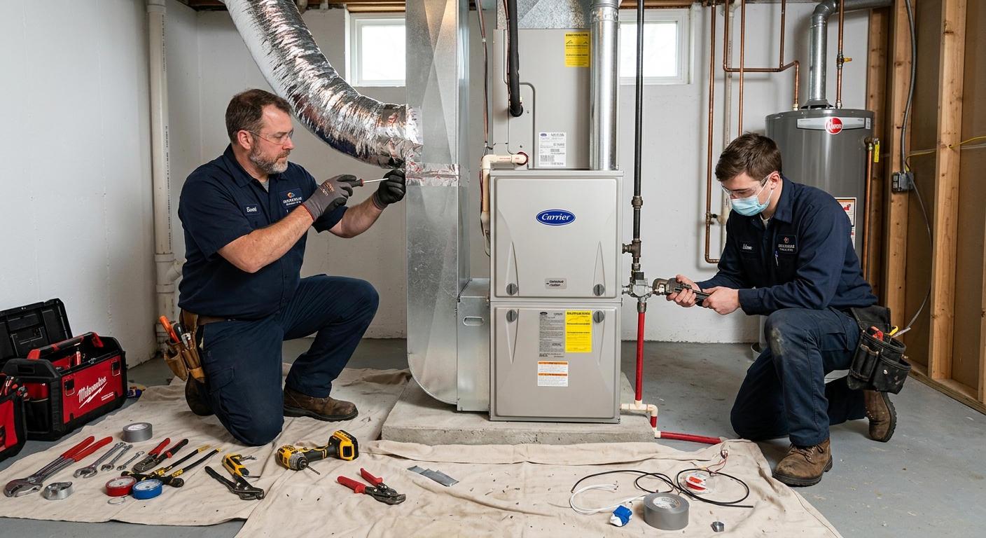 How a Professional Furnace Installation Unfolds