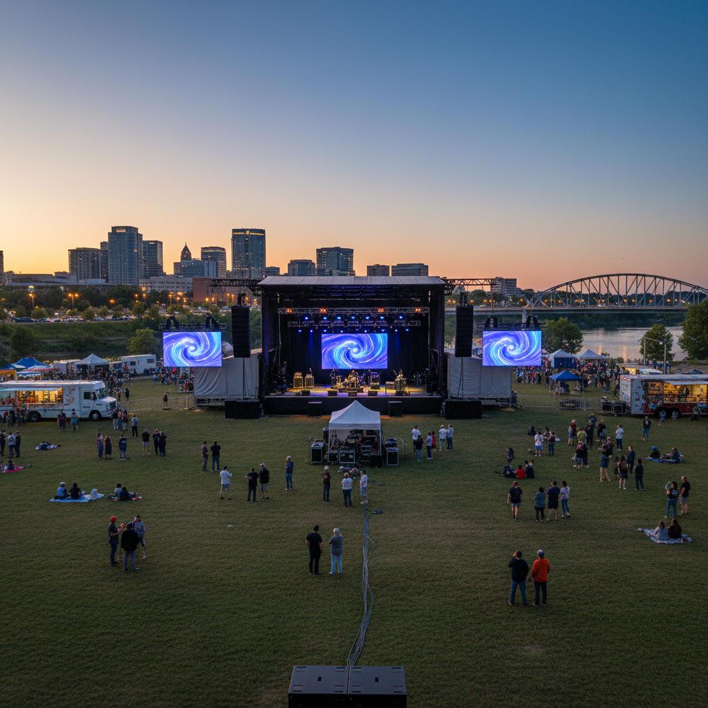 Concert Mobile Stage Rental