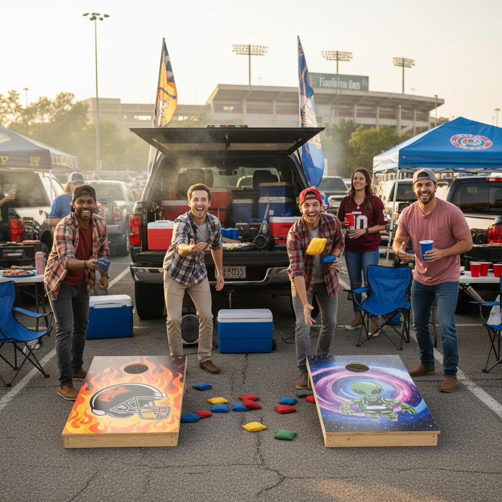 The Moments Created with Custom Cornhole Boards