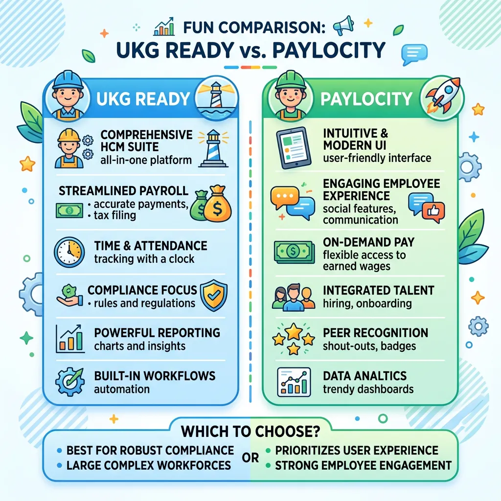 UKG Ready vs Paylocity: A Detailed Analysis of HR Software Choices