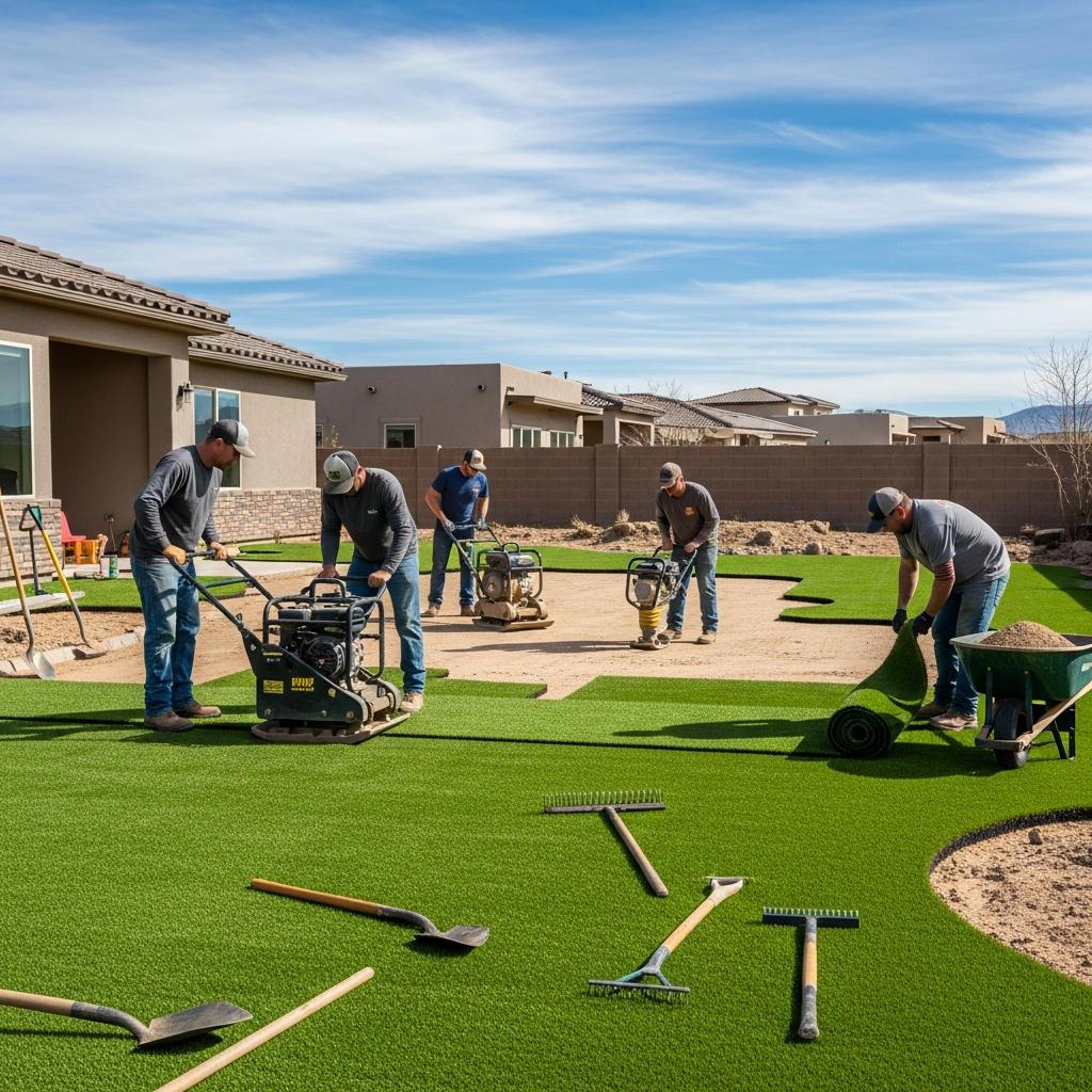 Yavapai Landscaping's Installation Process