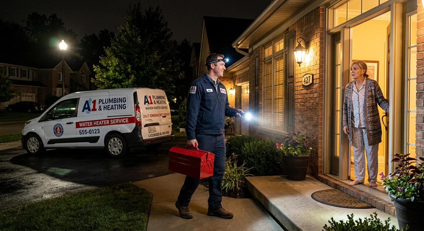 Around-the-Clock Emergency Water Heater Response