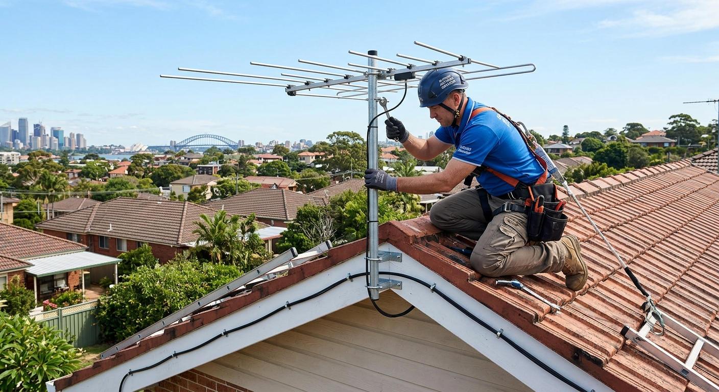 Installing a Modern Digital Aerial to Restore Stable Free-to-Air Viewing