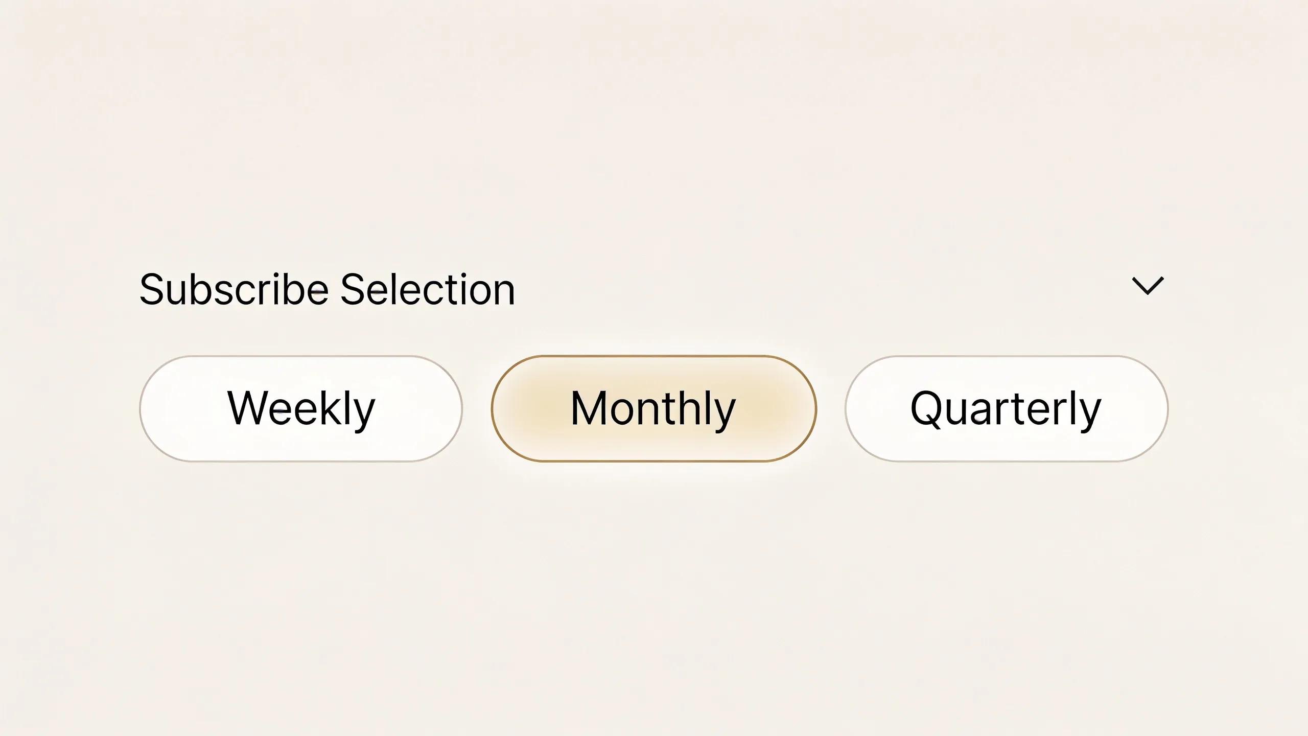 Eligible product pages include an optional subscribe selector where buyers pick a recurring interval before