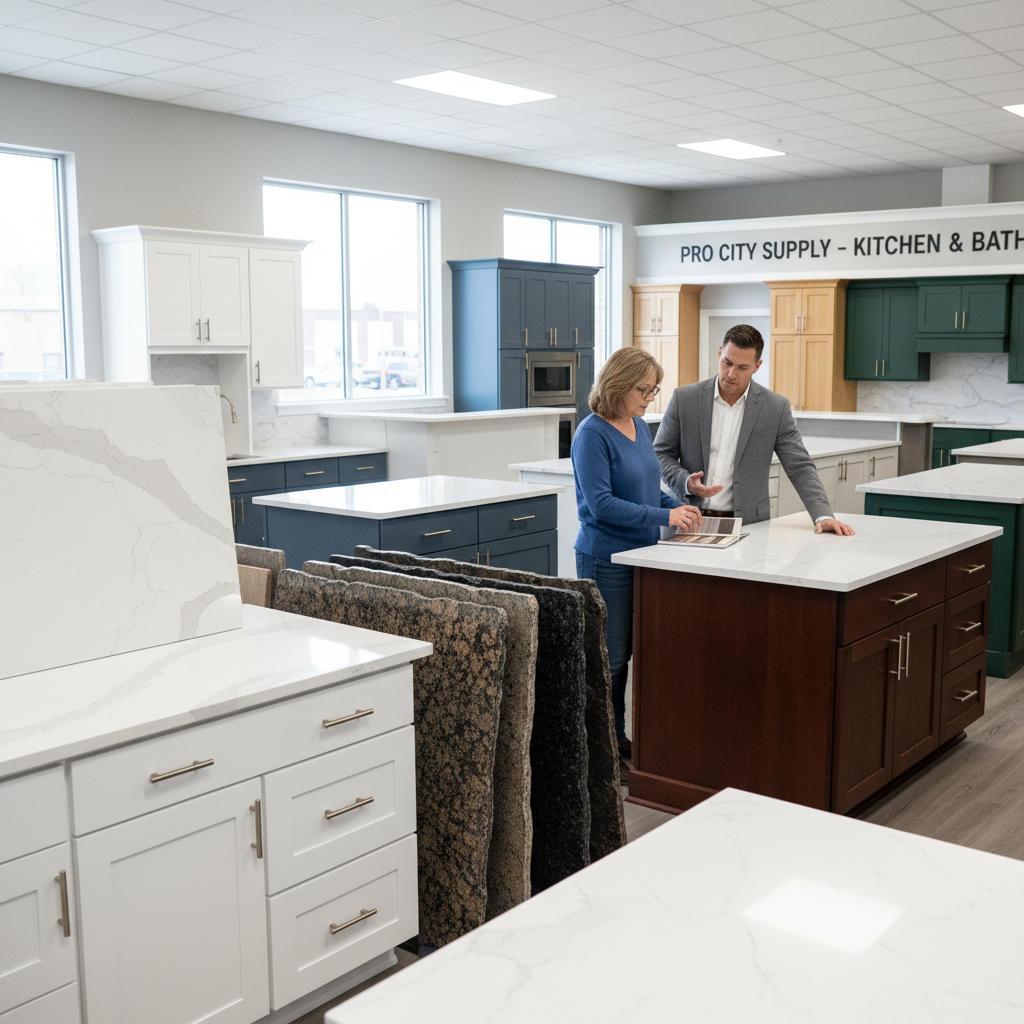 A Selection of Cabinets and Countertops