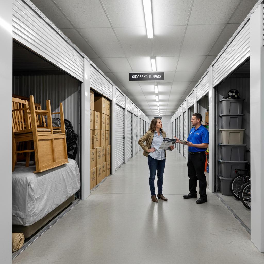 Range of Storage Unit Sizes Offered