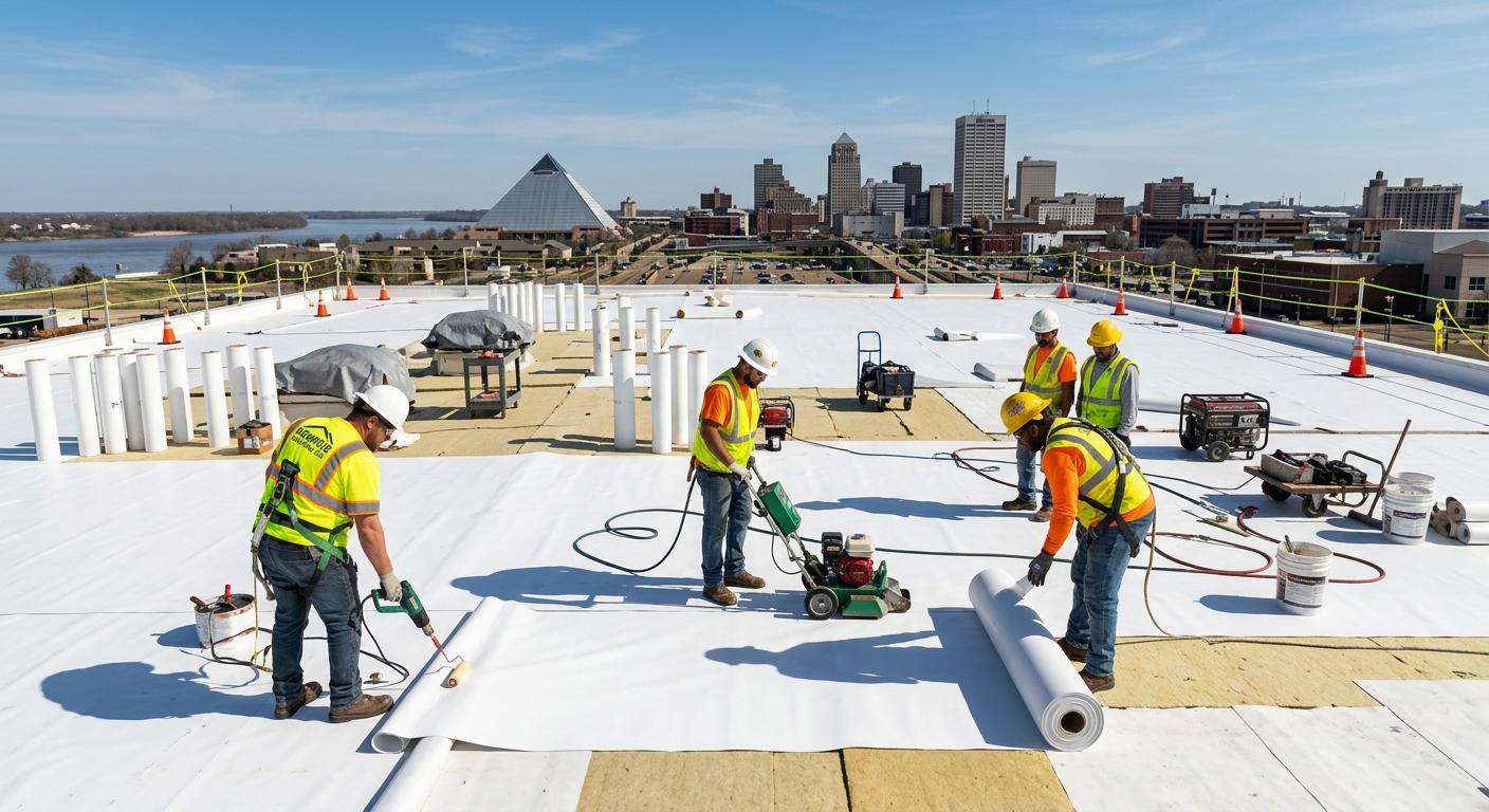 Specialized Commercial Roof Repairs Across Memphis