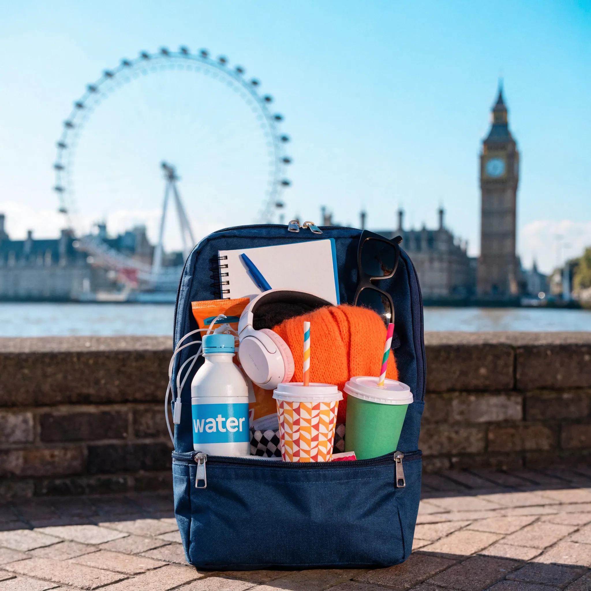 Travel essentials organized in a 2PackBag, ideal for studying abroad