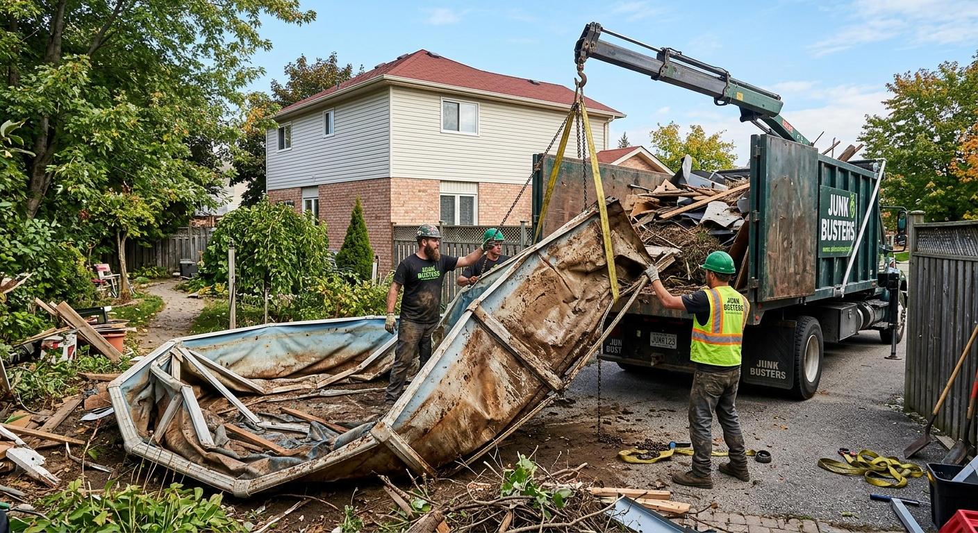 Outdoor Cleanups and Specialty Item Hauling