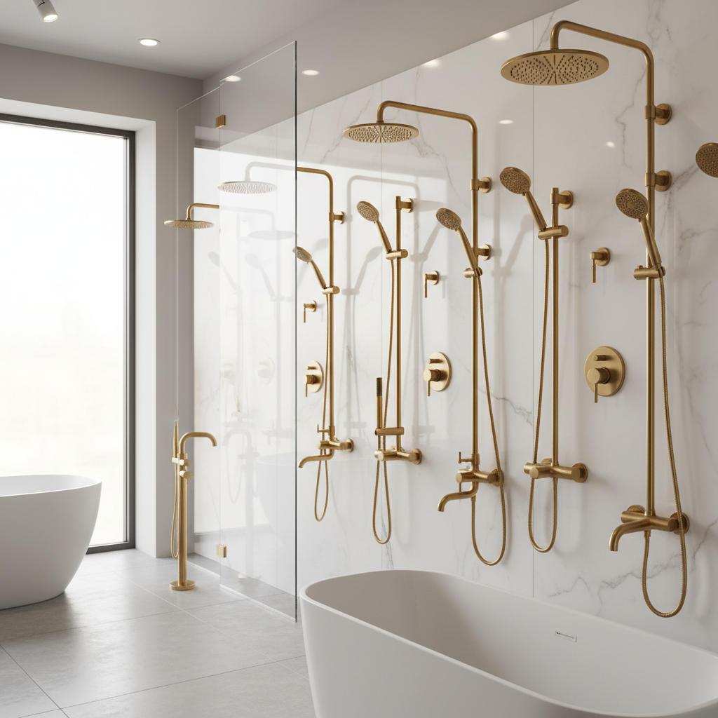 Features of Our Gold Shower Heads