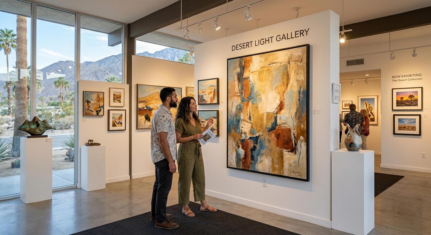 A Gallery Experience Inspired by the Desert Landscape