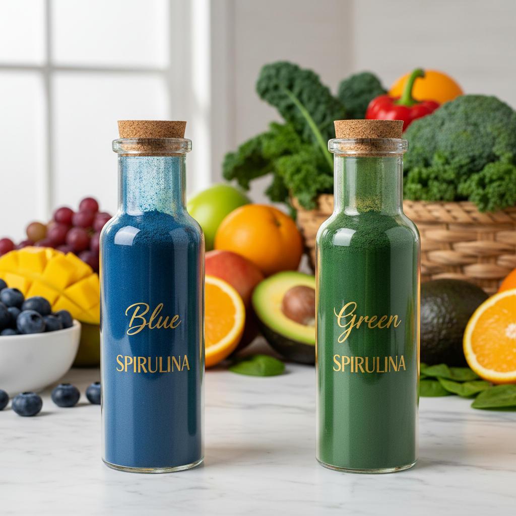 Blue Spirulina vs Green Spirulina
