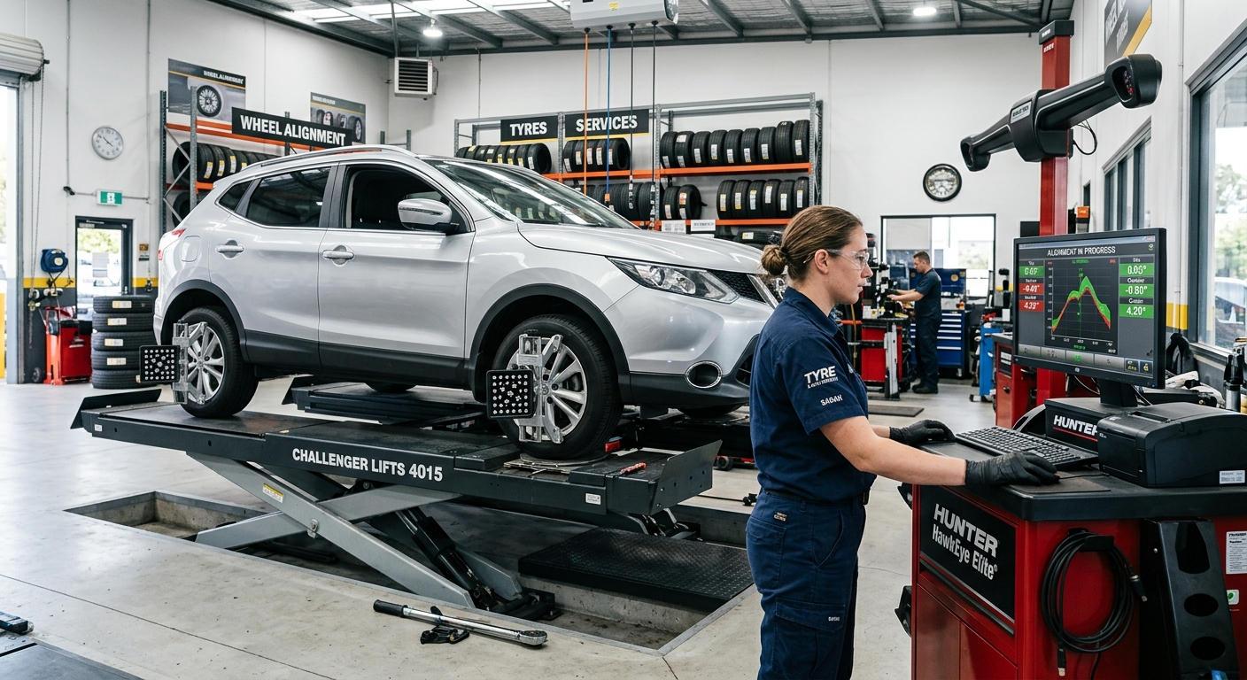 Precision Tyre Fitting Paired with Wheel Alignment