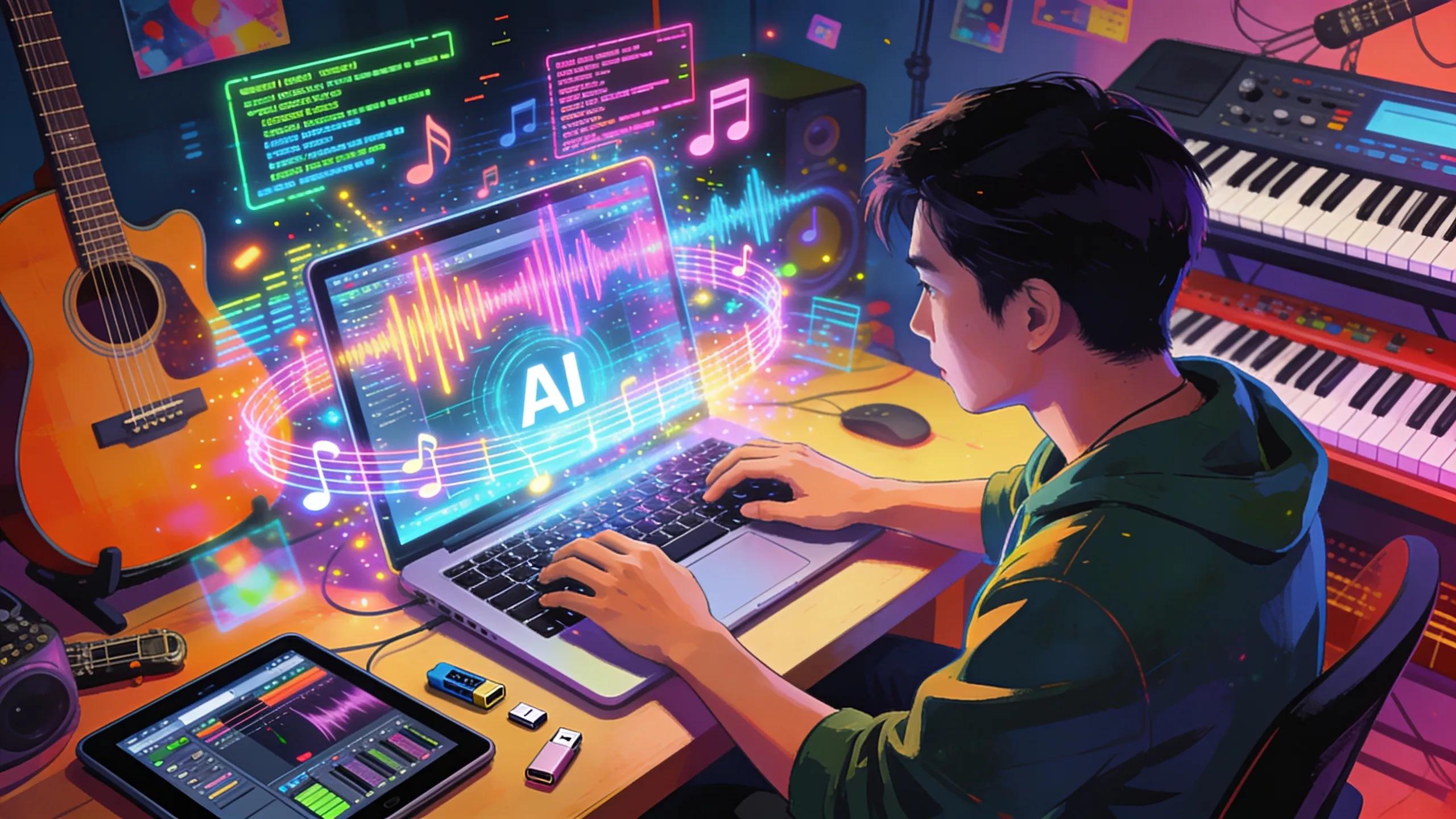 Creating AI music videos with technology and creativity