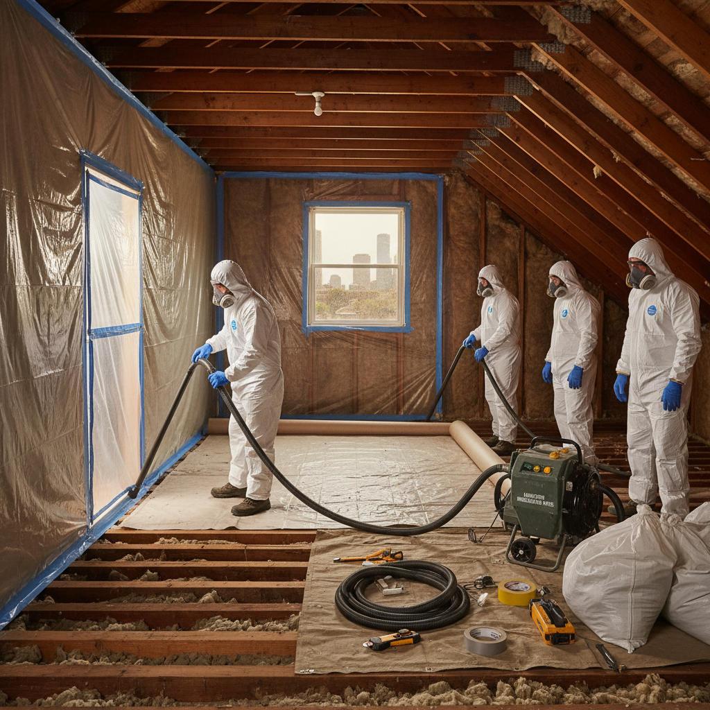 Our Process for Insulation Removal