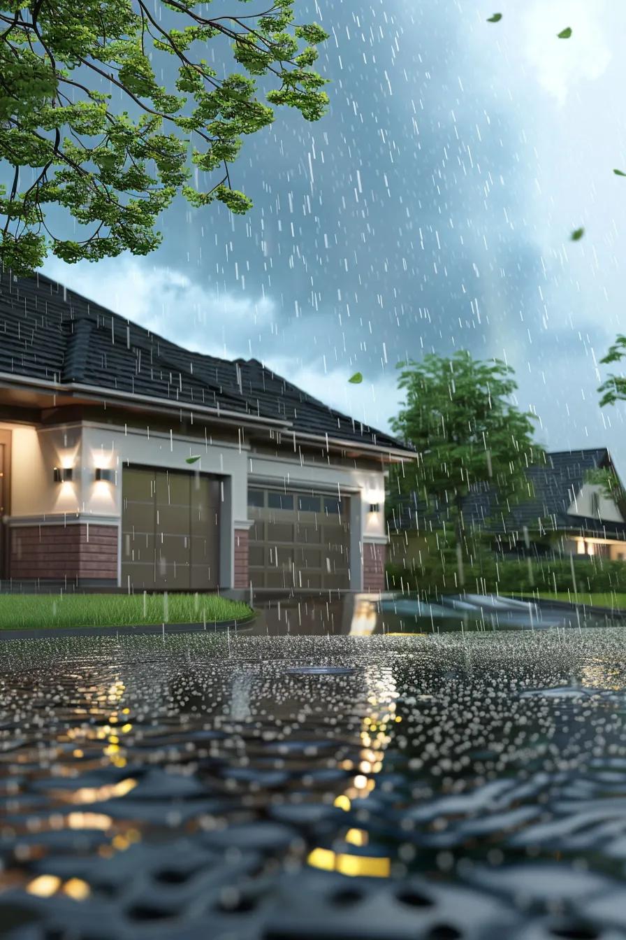 Visual representation of how Kansas City weather influences roofing material selection