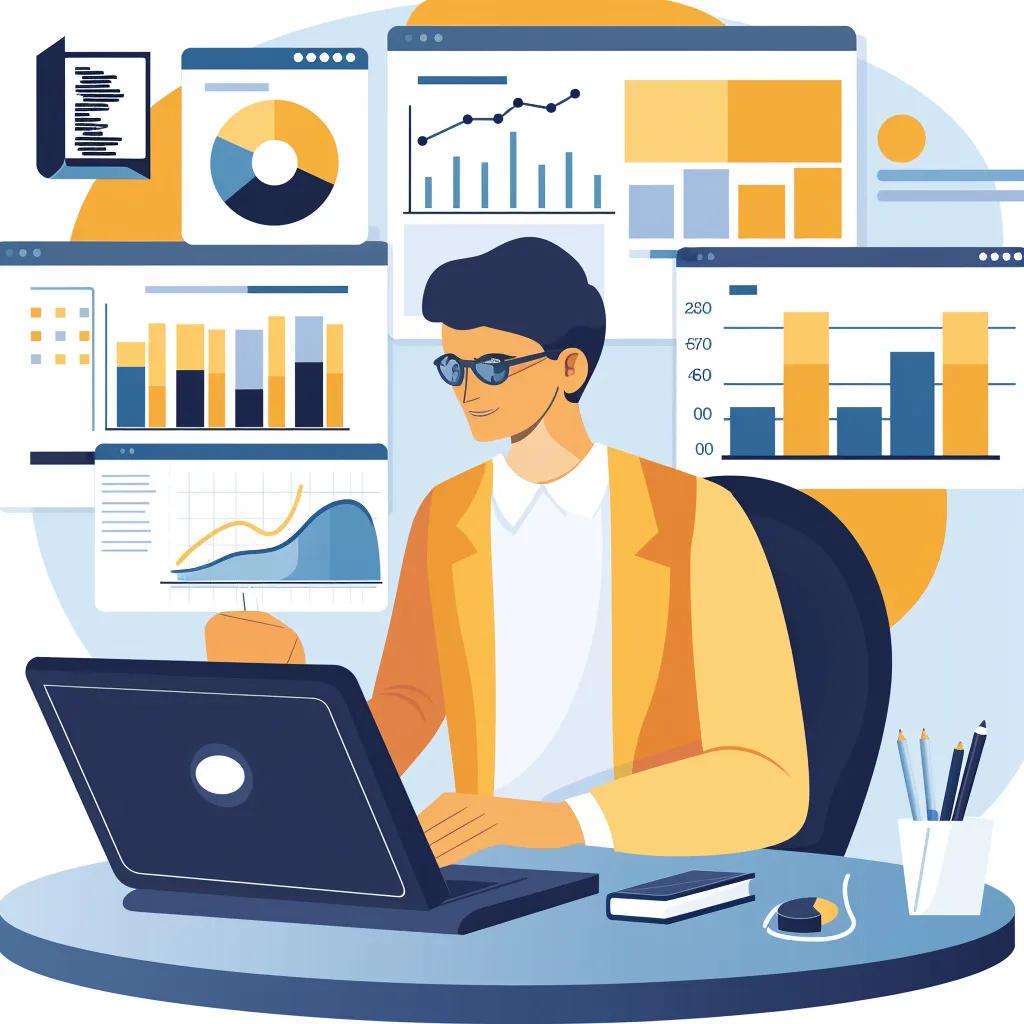 Business owner reviewing local SEO metrics to outpace competitors