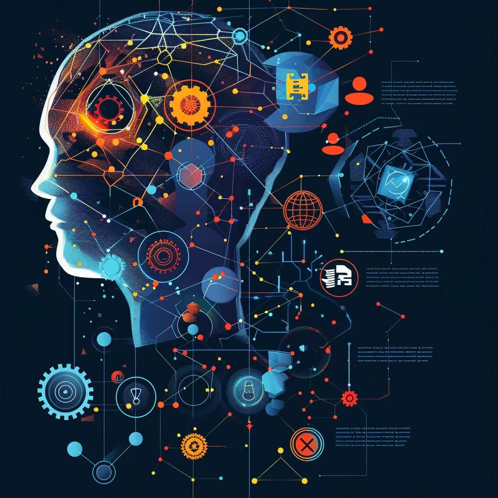 Diagram showing rule-based, NLP, and generative AI approaches for chatbots
