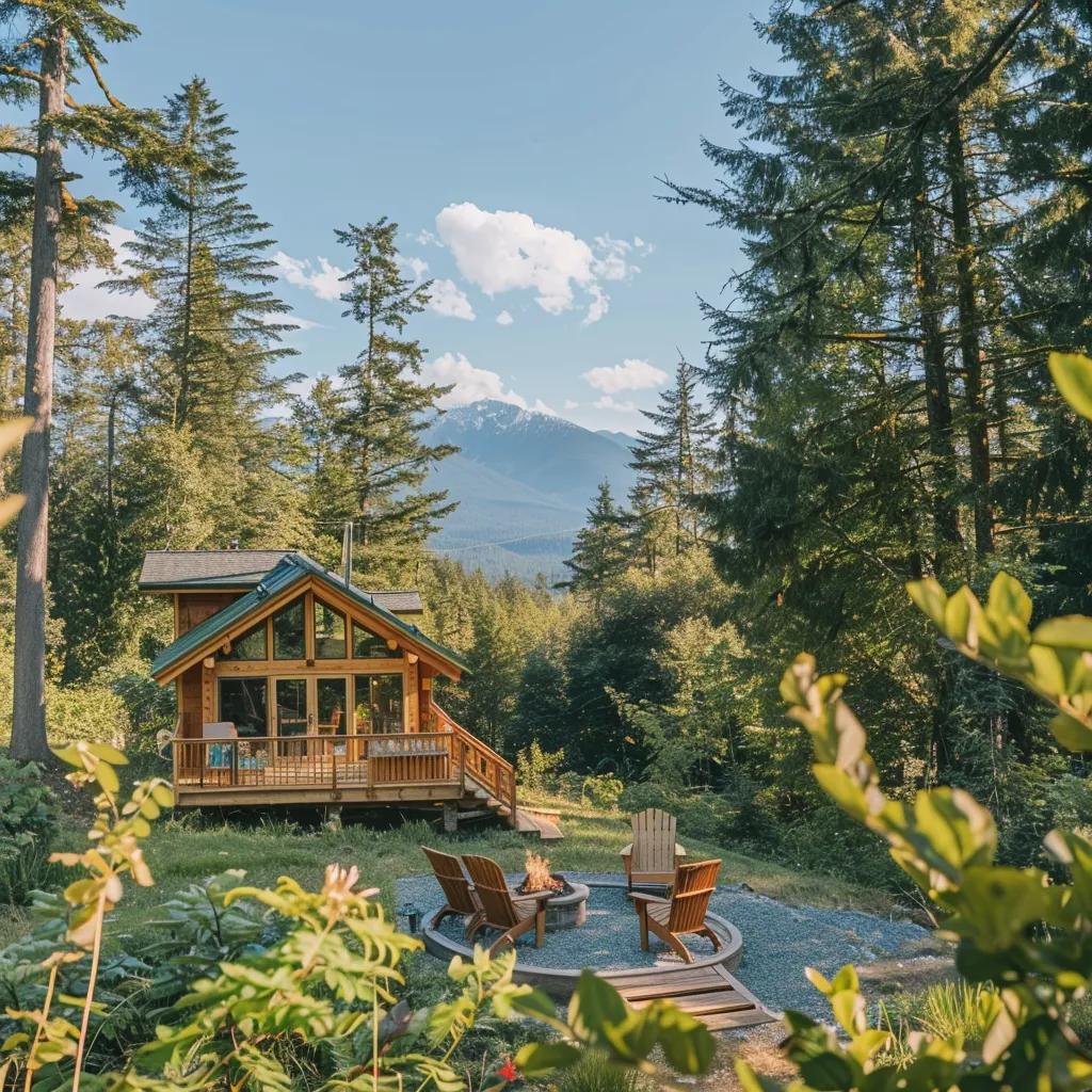 Cozy cabin tucked into the forest — an Appalachian peaceful escape