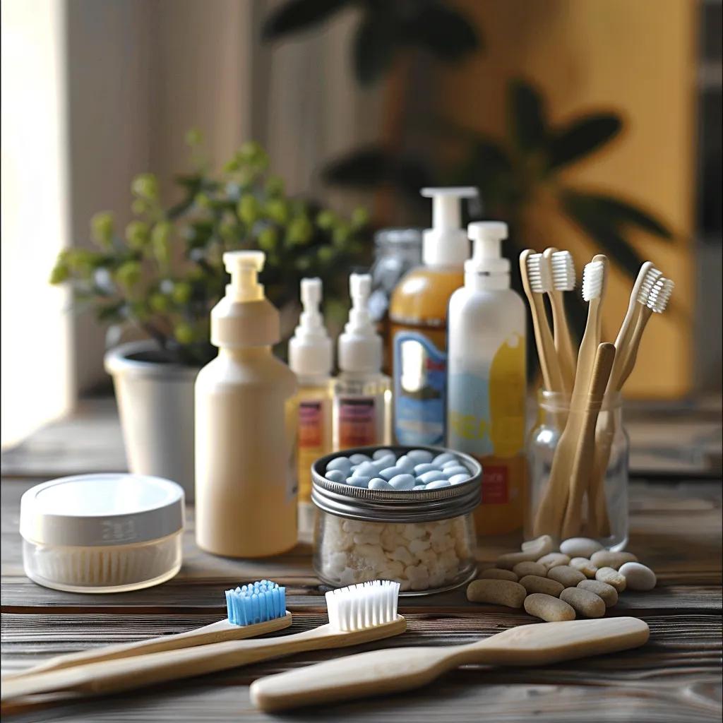 Selection of VOHC-approved pet dental products on a wooden surface