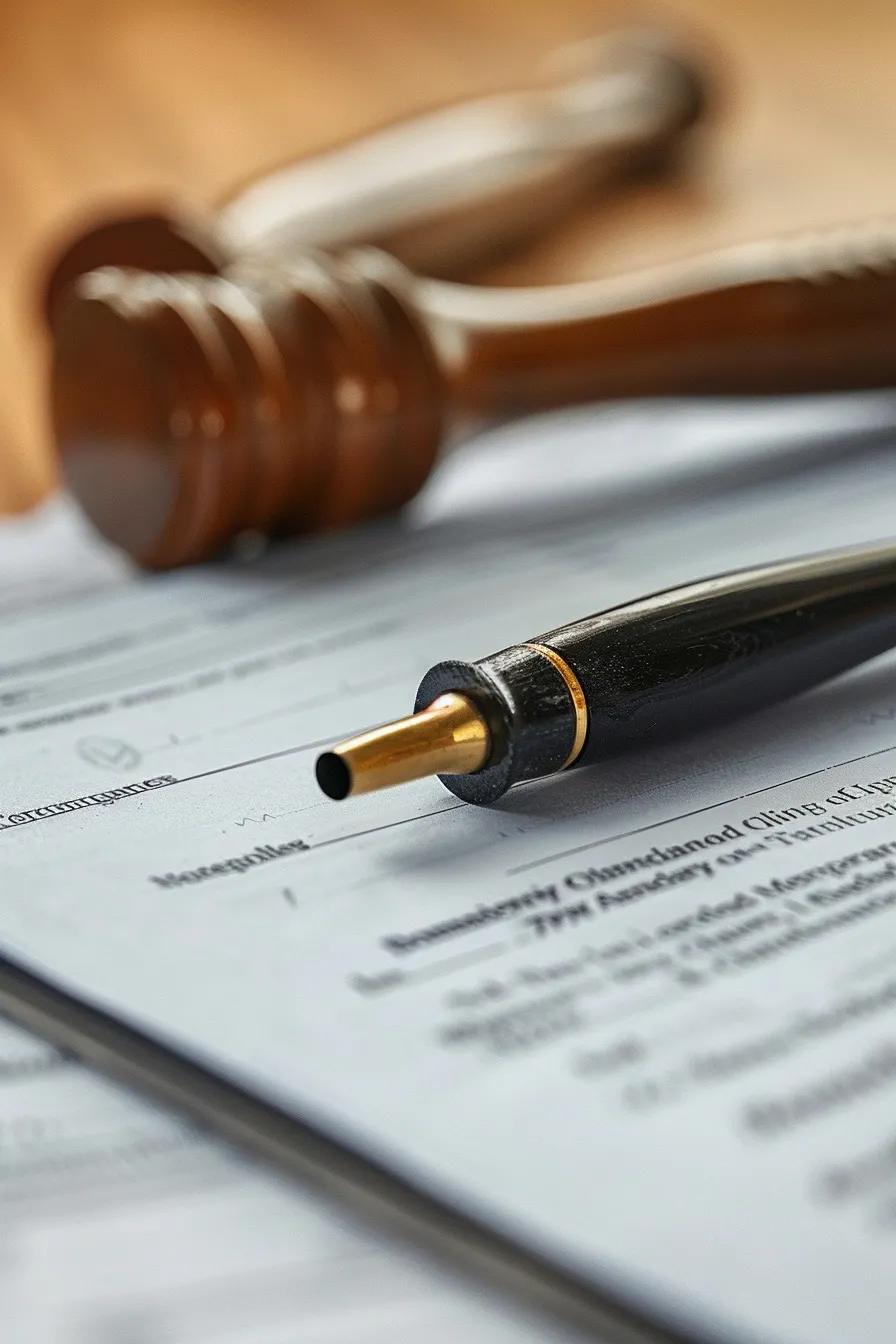 Close-up of cleaning service credentials including insurance and business license