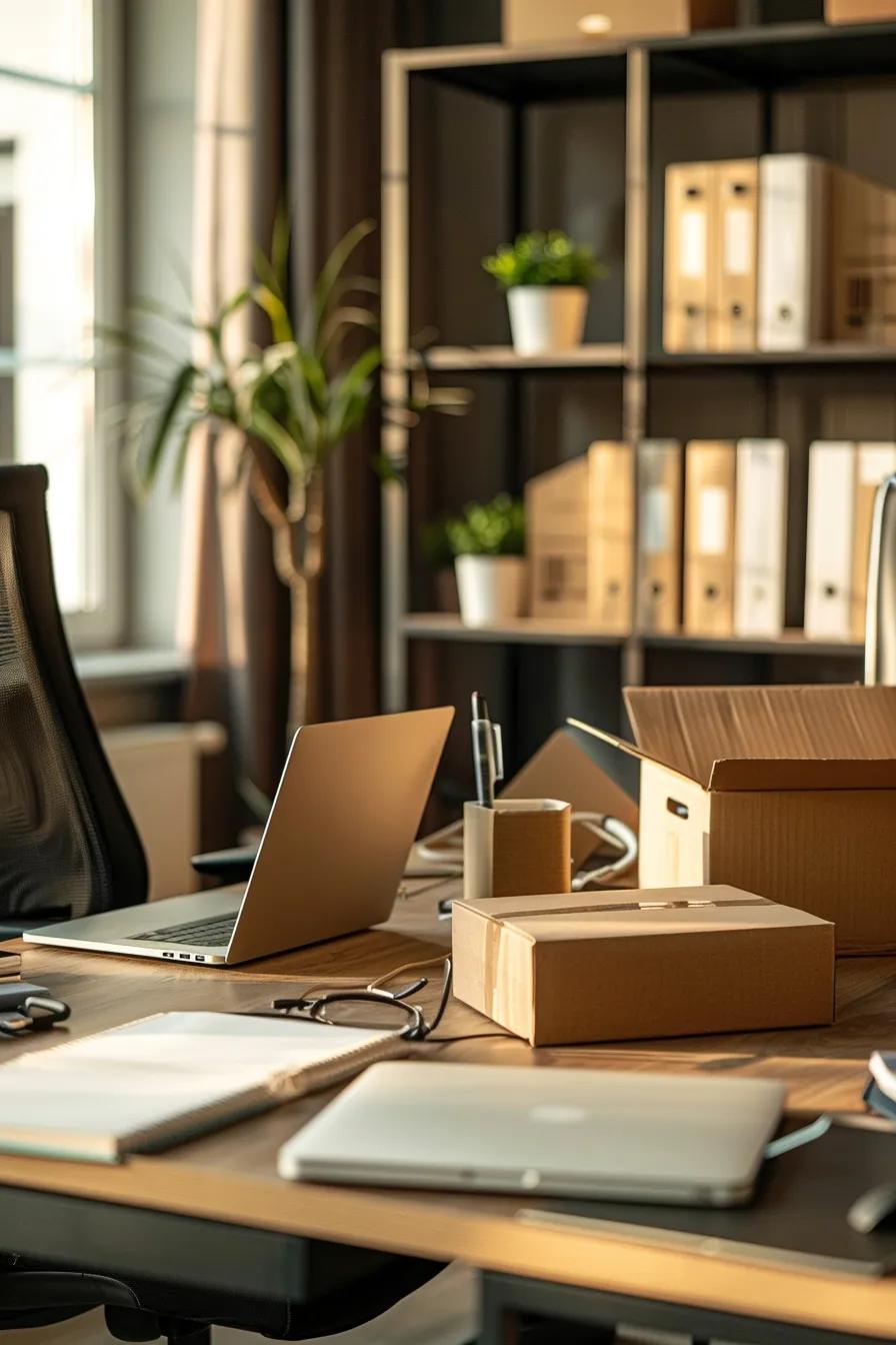 Comparing commercial moving quotes side by side on a table