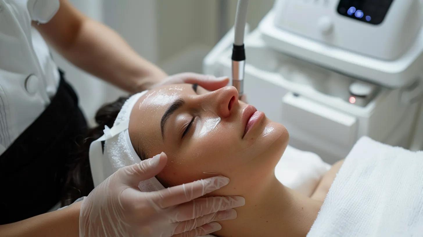 LUX Facial ultrasound treatment using low-frequency vibrations to support epidermal skin health