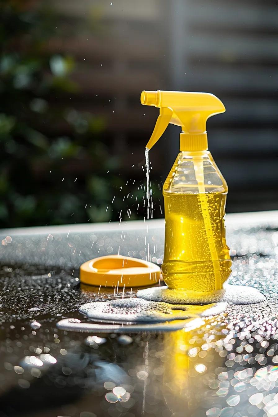 Biodegradable cleaning products used for sustainable exterior cleaning