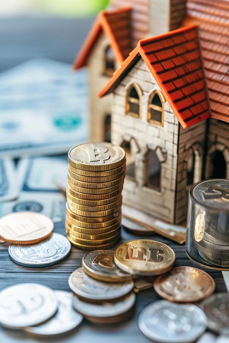 create an image that represents selling vs Renting a house and various factors to consider