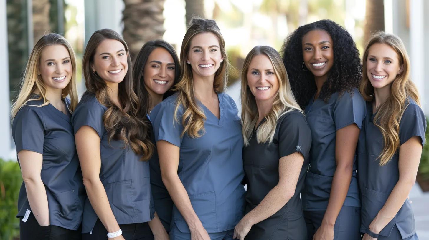 group picture of dental assistants
