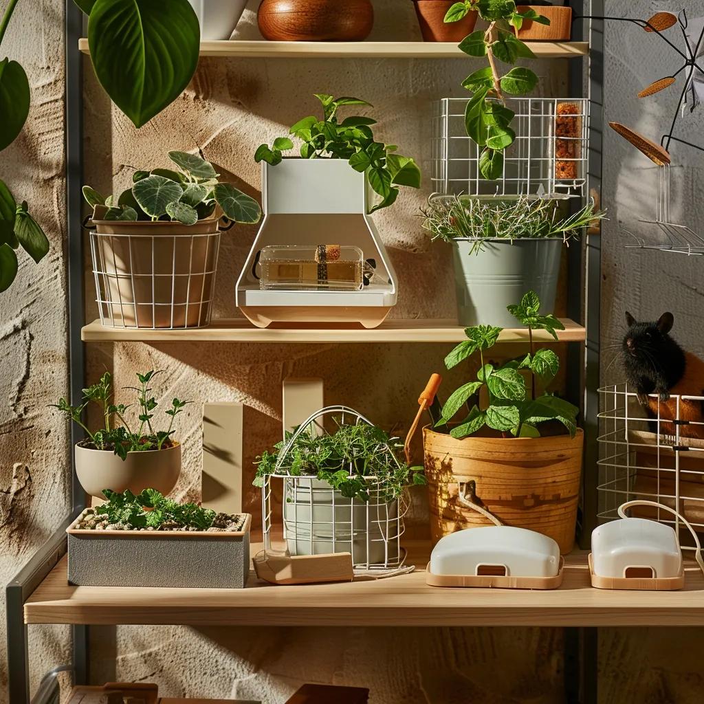 Snap traps and natural deterrents arranged in a home for effective rodent control Snap traps and natural deterrents arranged in a home for effective rodent control
