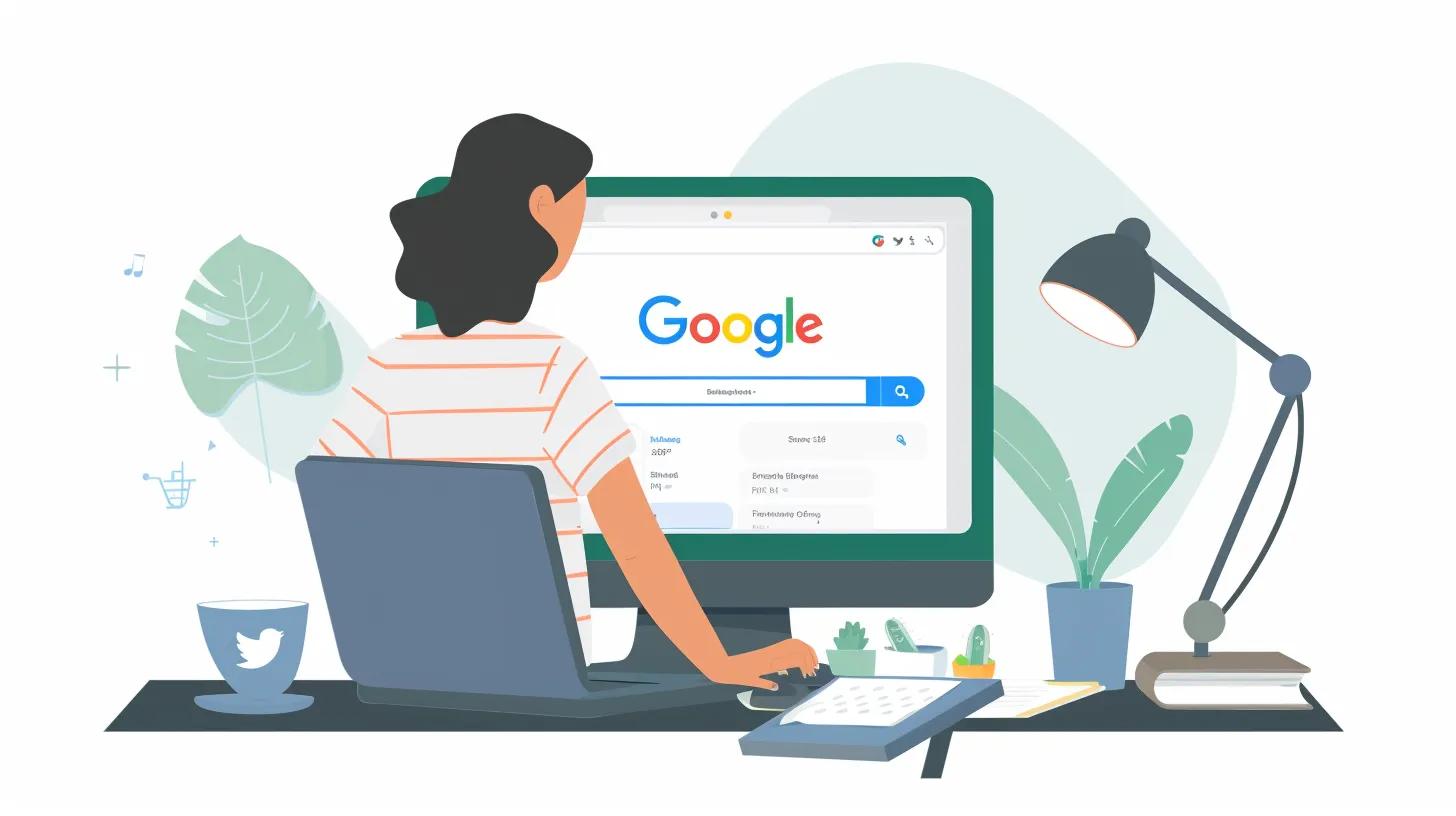 Person optimizing Google Business Profile for local SEO with visible business details on screen