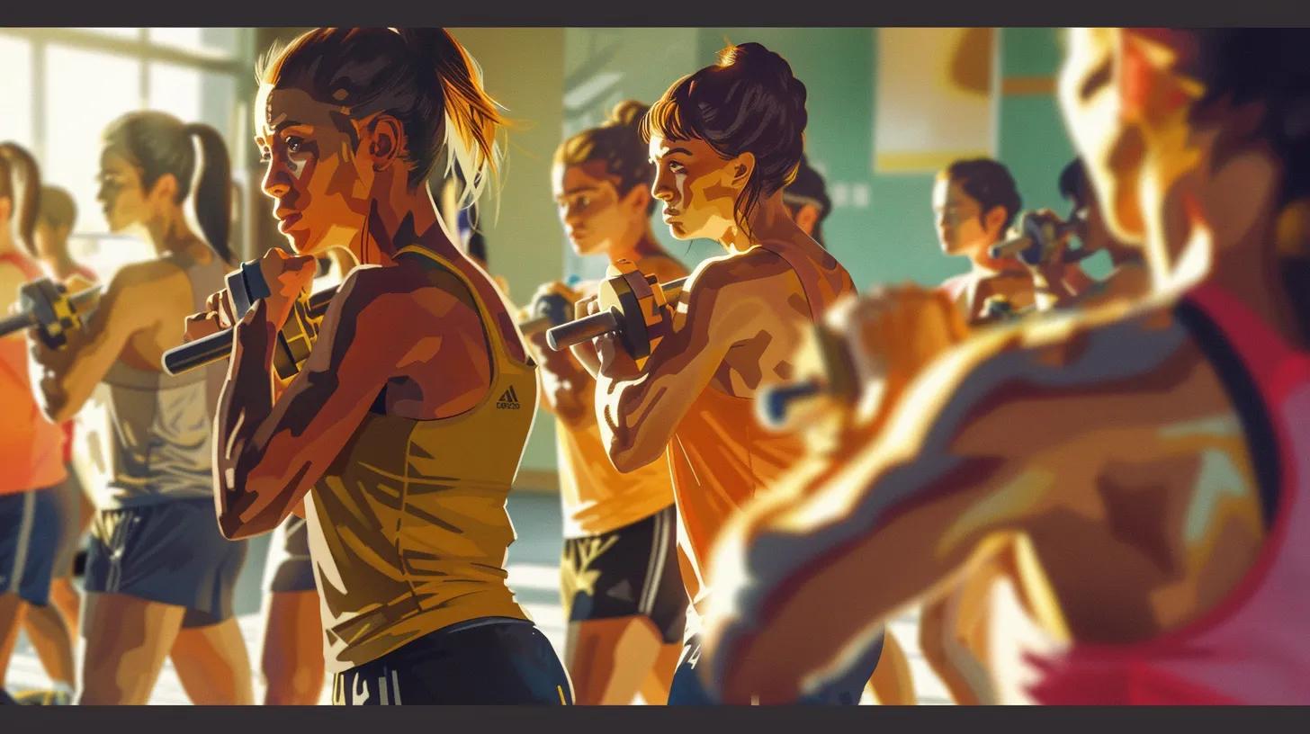 Group strength training session focusing on effective muscle growth strategies