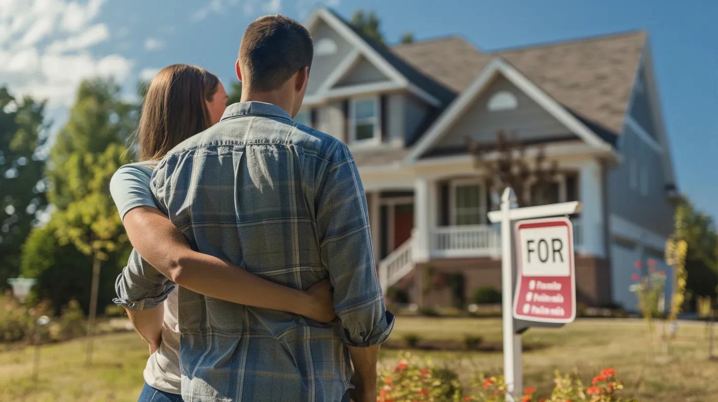 Happy couple touring a Northern Virginia home — preparing a strong, competitive offer