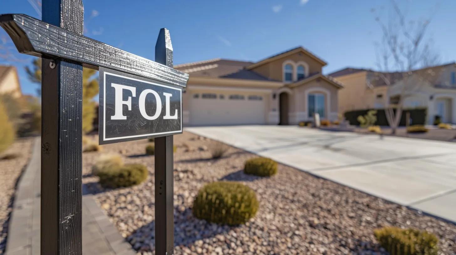 For Sale sign in front of a home in Centennial Hills, representing the real estate market