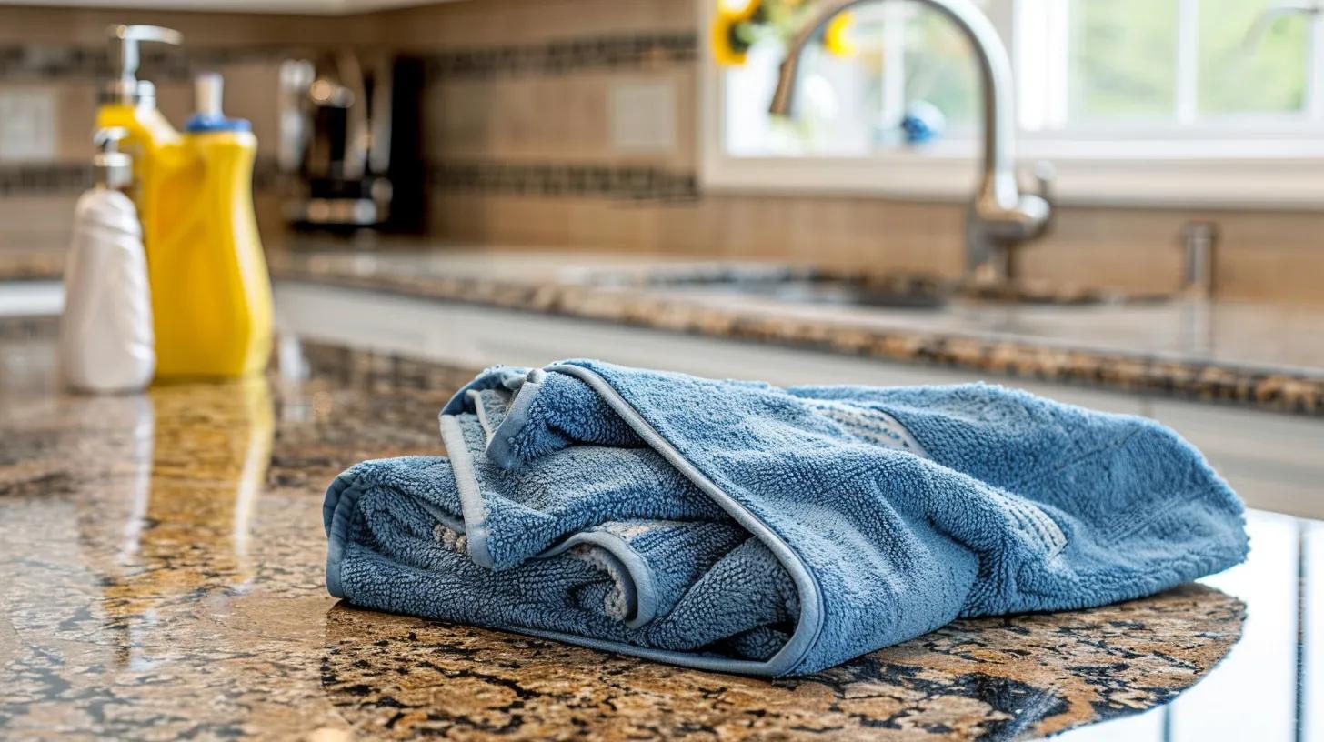 cleaning granite countertops