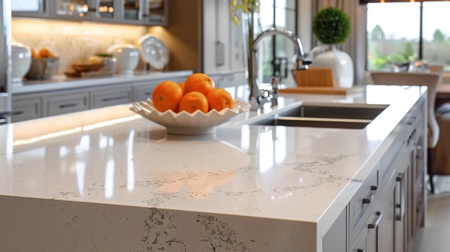 cleaning quartz countertops
