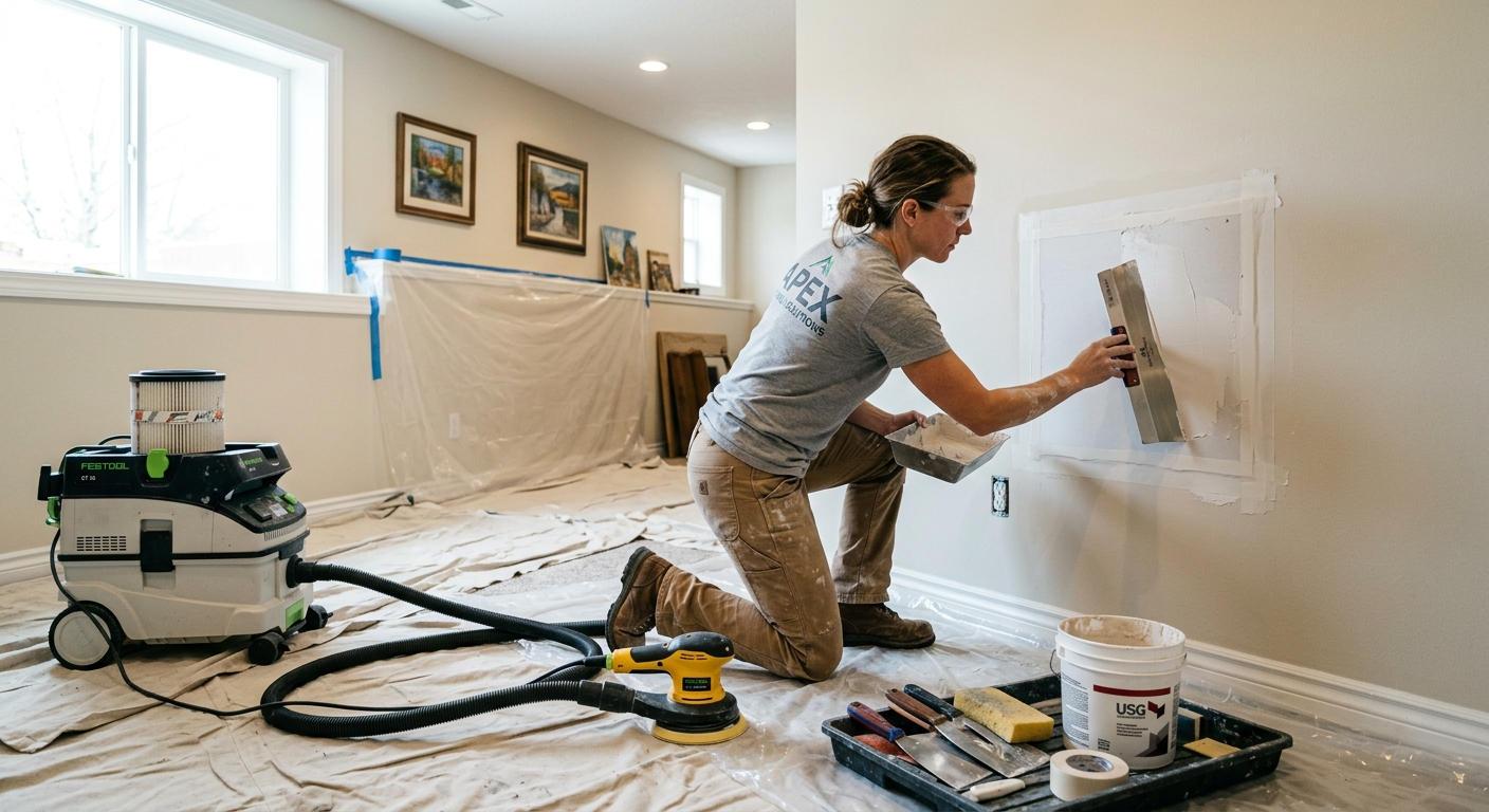 Drywall and Plaster Repair That Creates a Perfect Paint-Ready Surface