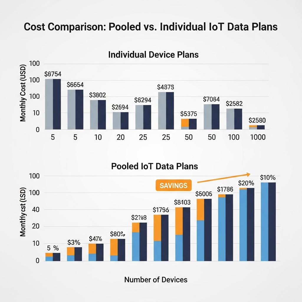 Cost Advantages of Pooled Plans Over Individual Plans