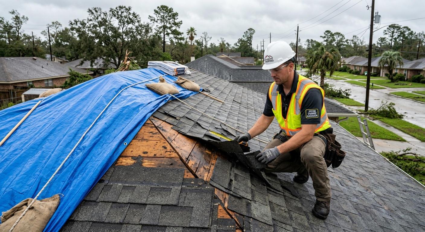 Rapid Storm Response and Emergency Roof Restoration in Beaumont