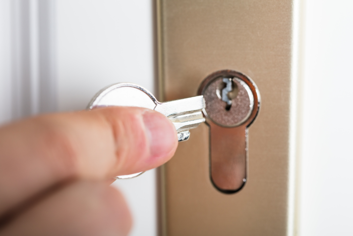 Broken key stuck inside a lock cylinder Broken key stuck inside a lock cylinder